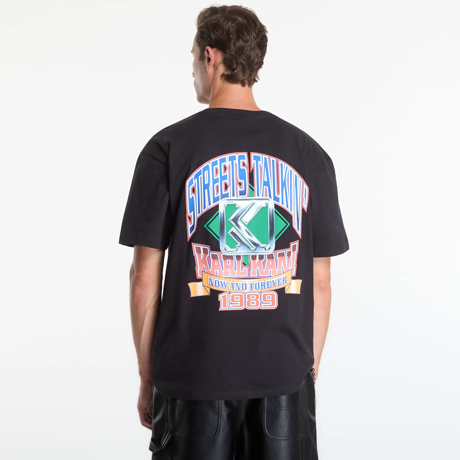 T-Shirts Karl Kani Baseball Oversized T-Shirt Black