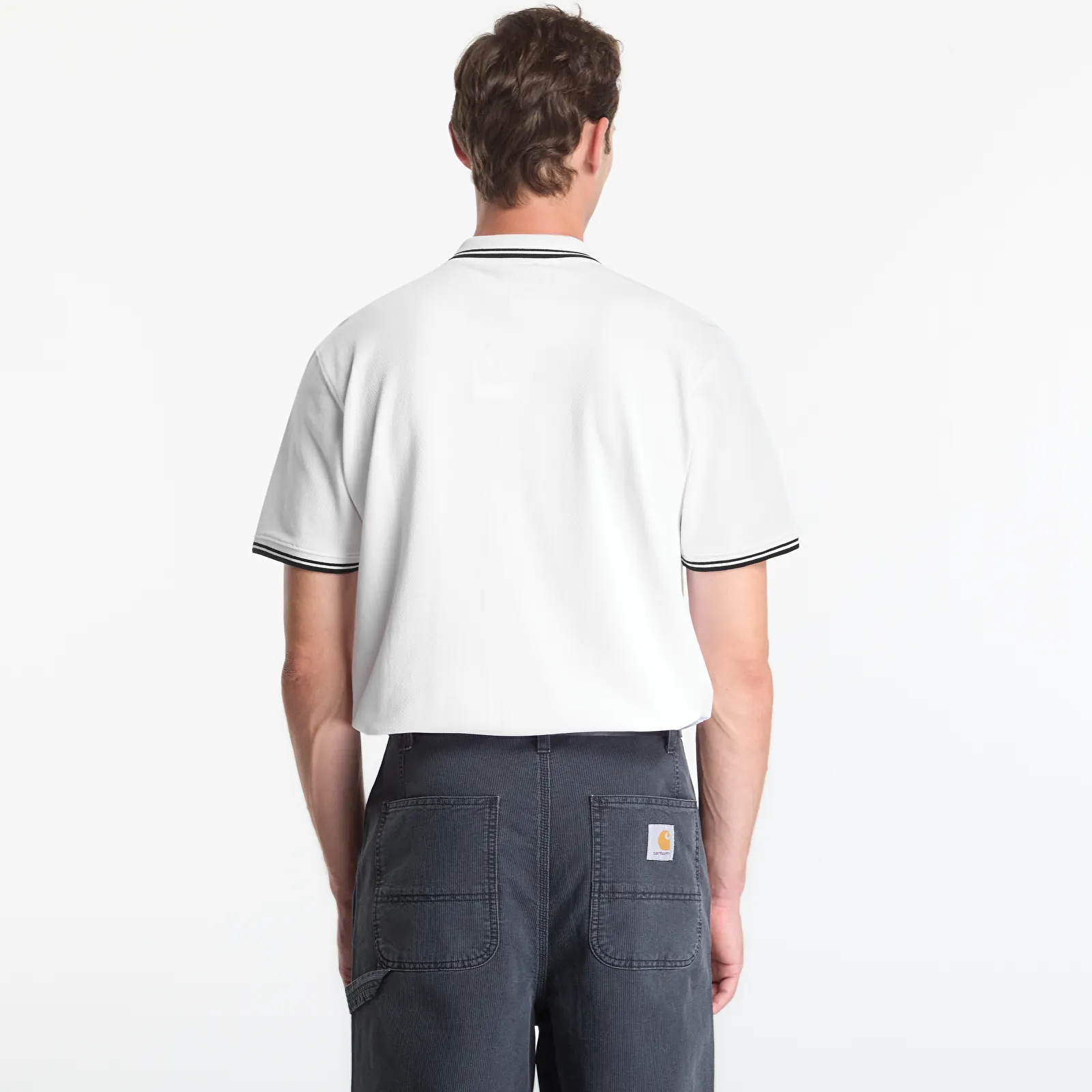 Tričká Queens Men's Polo Tee White