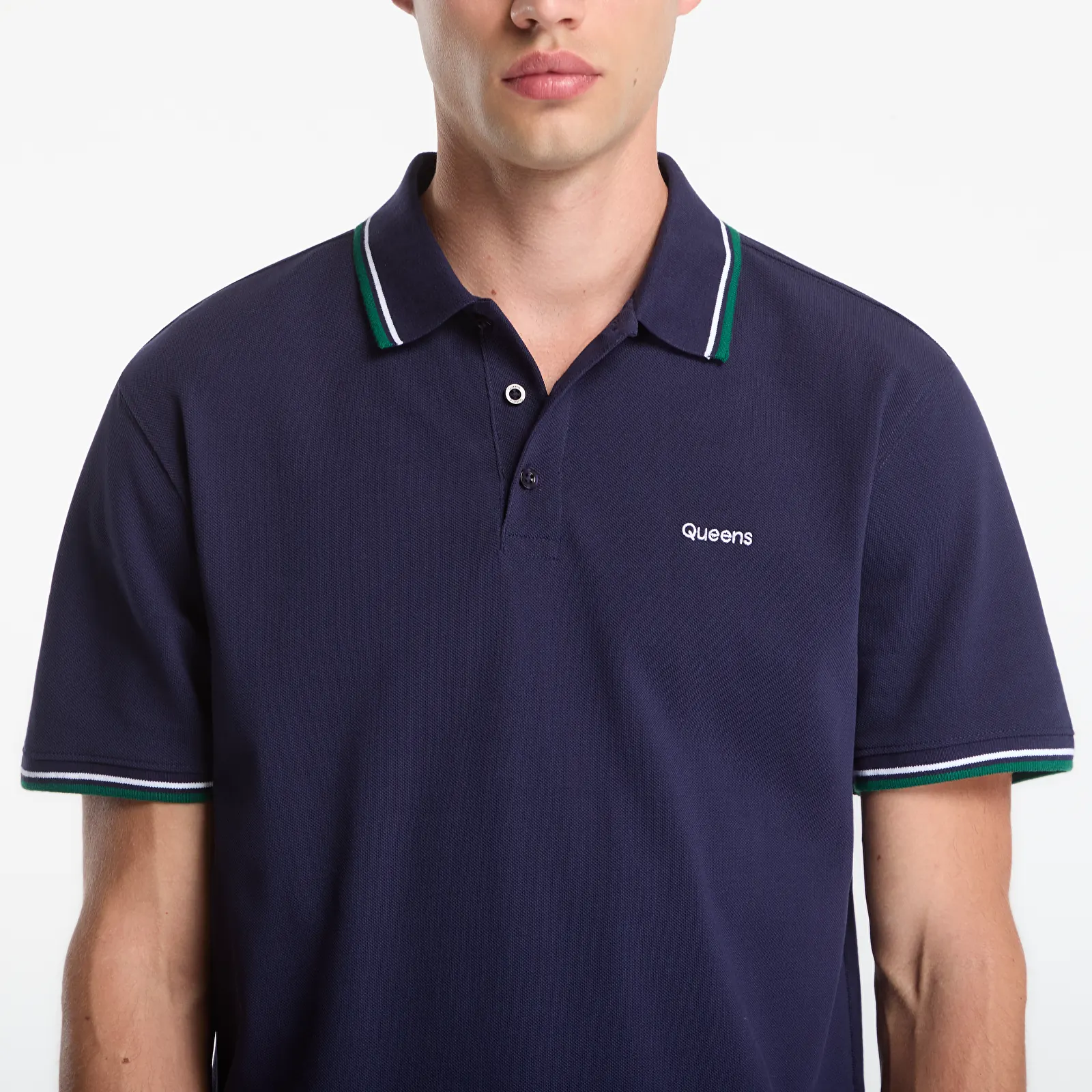 Футболки Queens Men's Polo Tee Navy