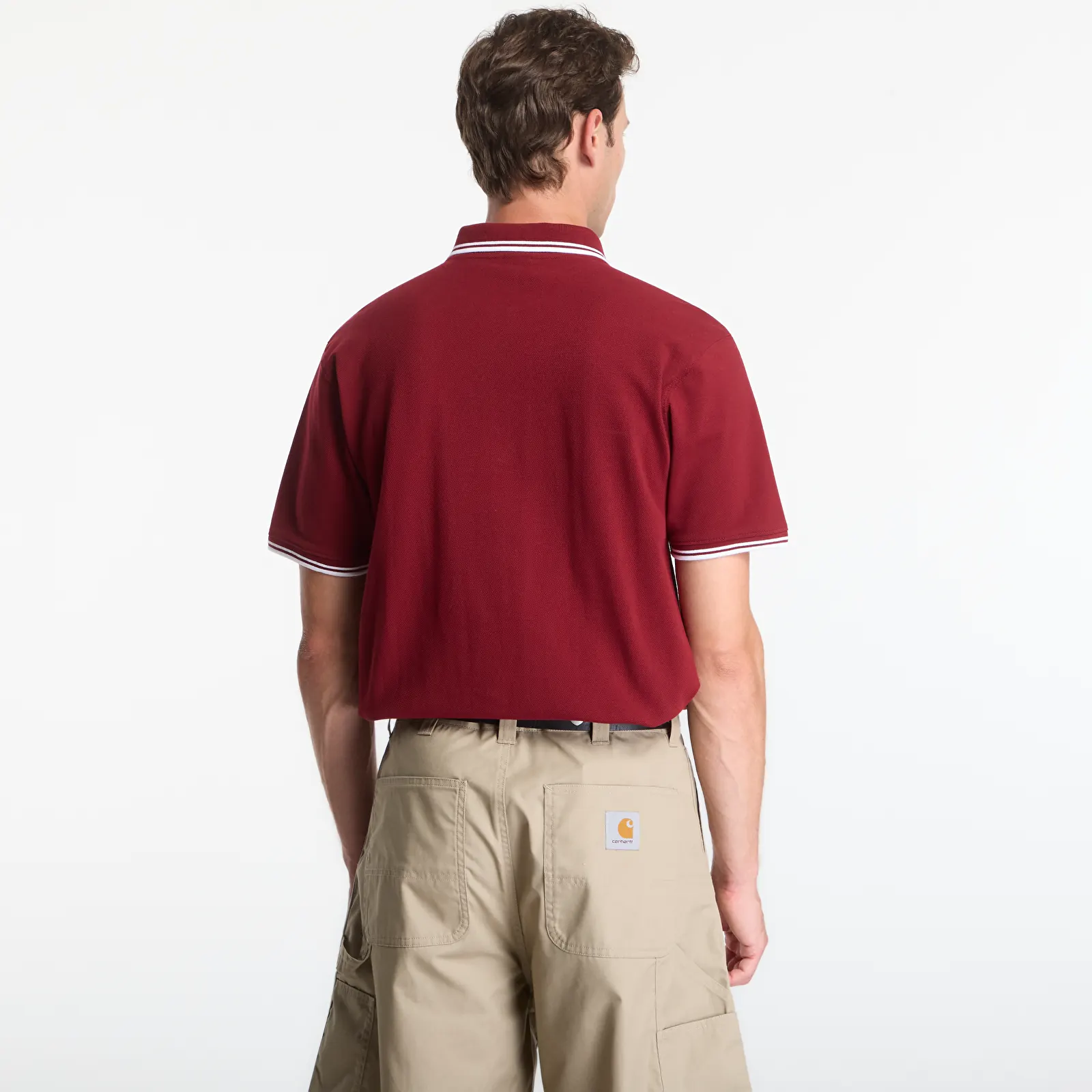 T-shirts Queens Men's Polo Tee Bordeaux