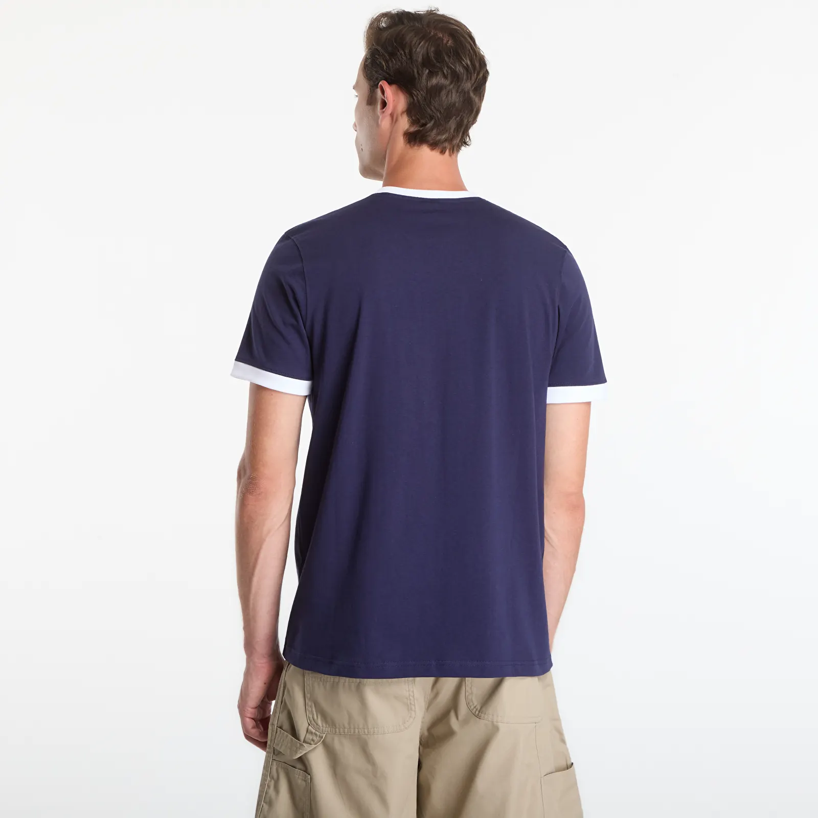 Тениски Queens Men's Contrast Ribbing Tee Navy