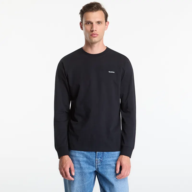 Majica Queens Men's Longsleeve Tee Black