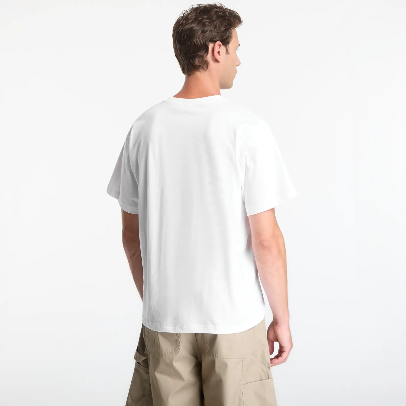 Trička Queens Men's Undershirt Tee 3-Pack White