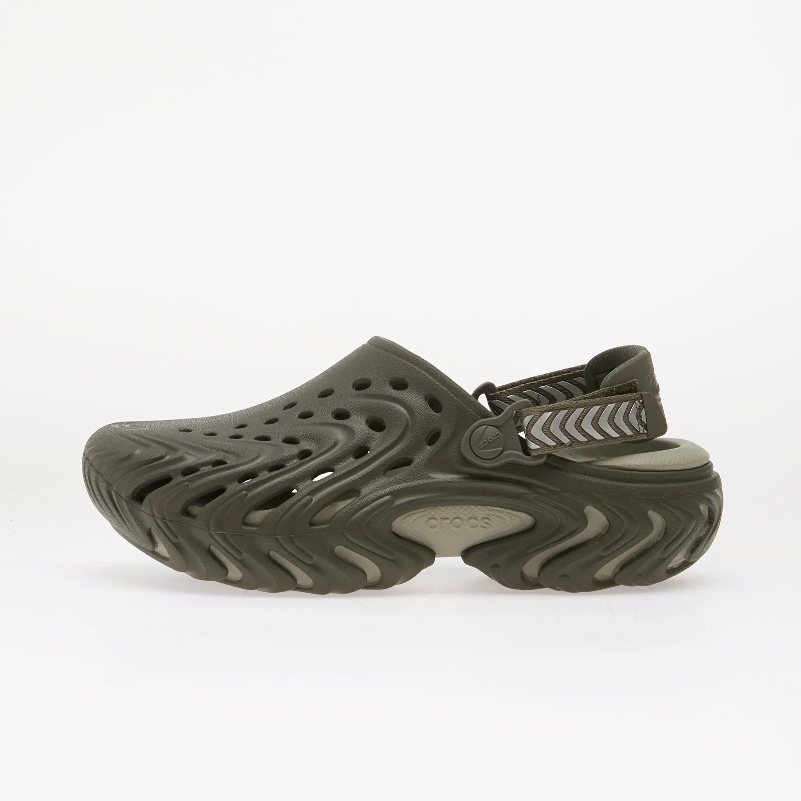 Pánské pantofle Crocs Echo II Chrome Silver Chrome