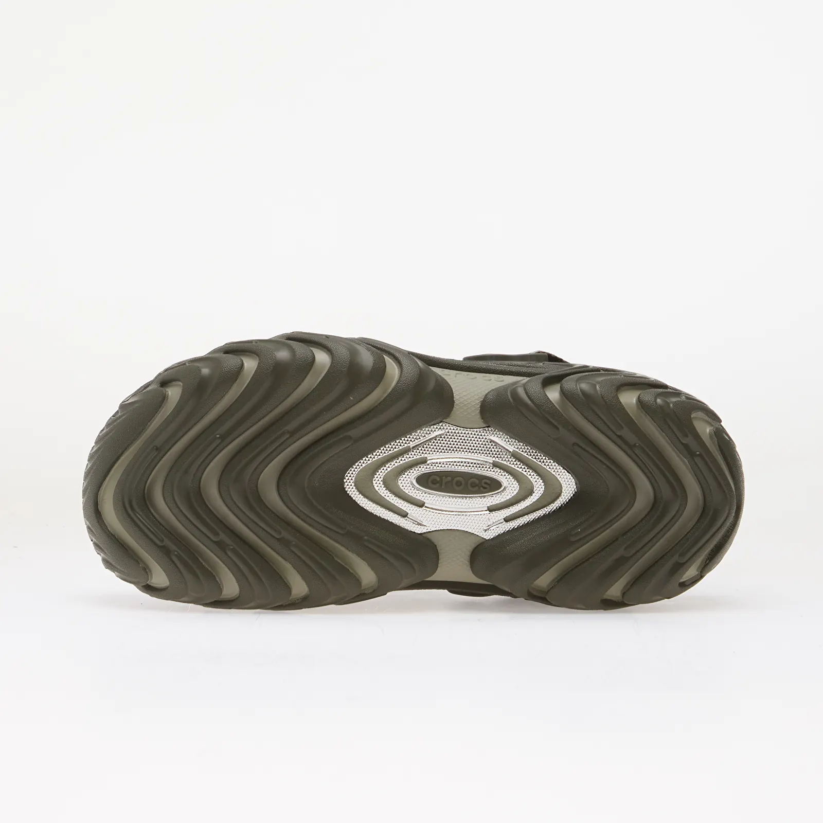 Pánské pantofle Crocs Echo II Chrome Silver Chrome