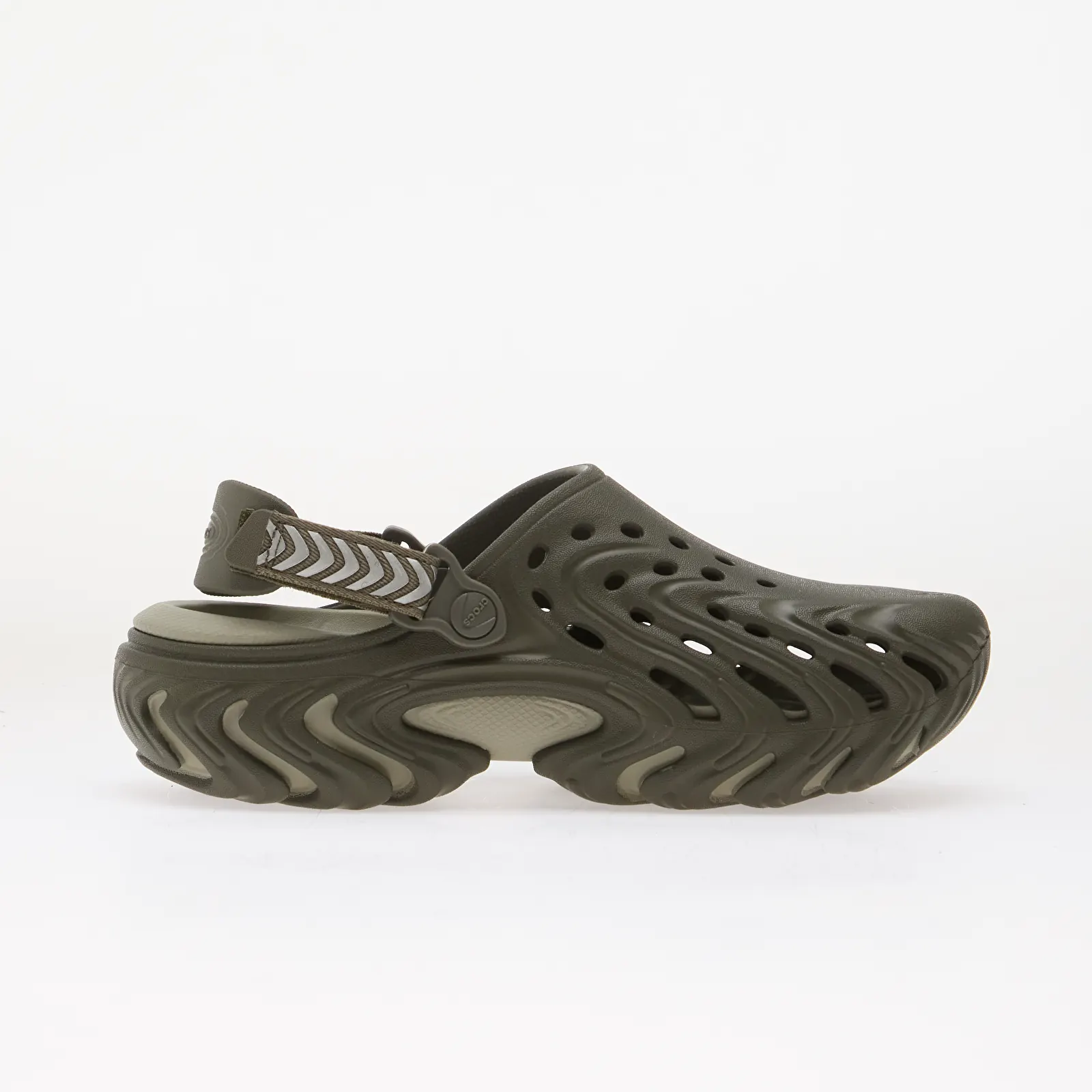 Pánské pantofle Crocs Echo II Chrome Silver Chrome
