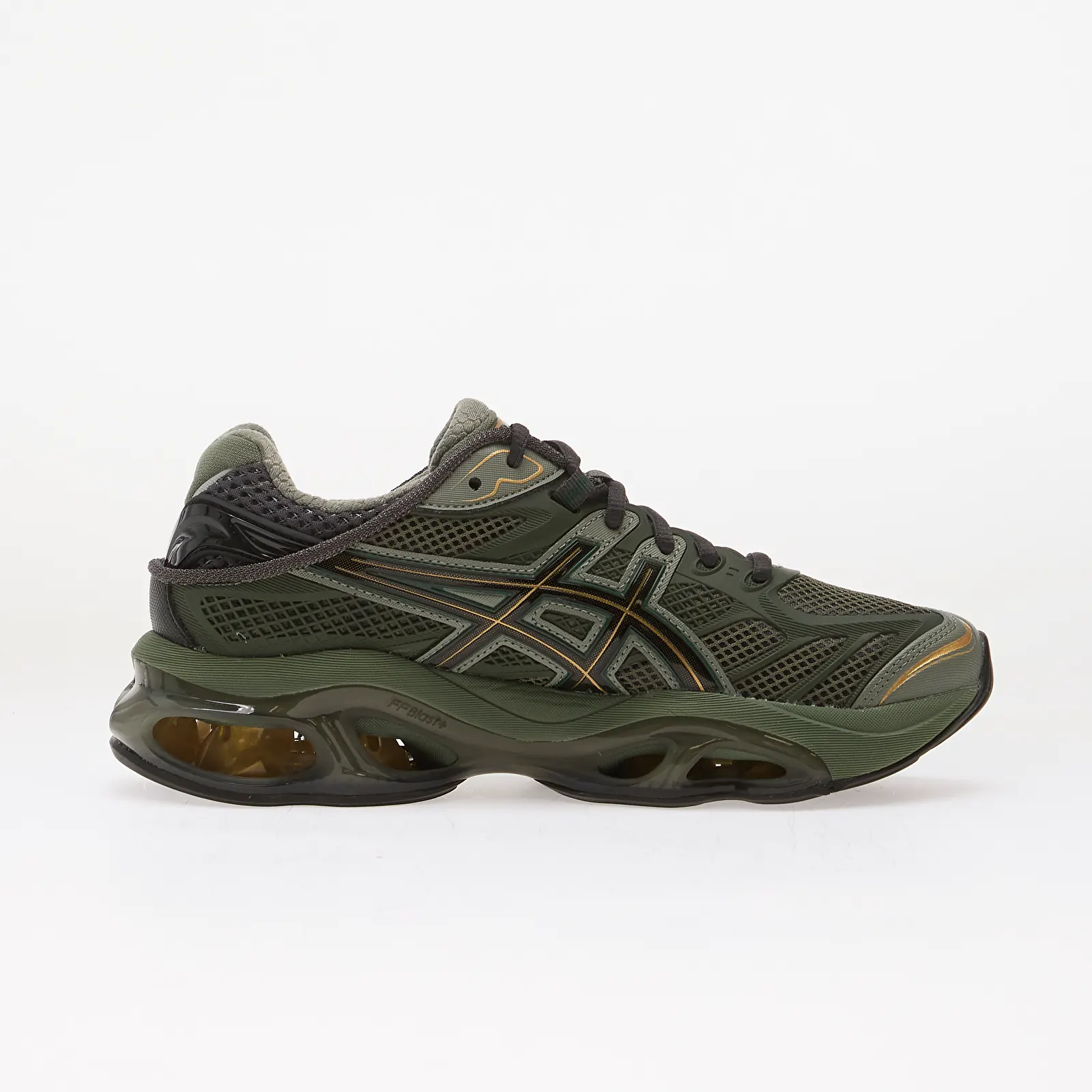 Férfi cipők Asics Gel-Kinetic 2.0 Obsidian Grey/ Olive Canvas