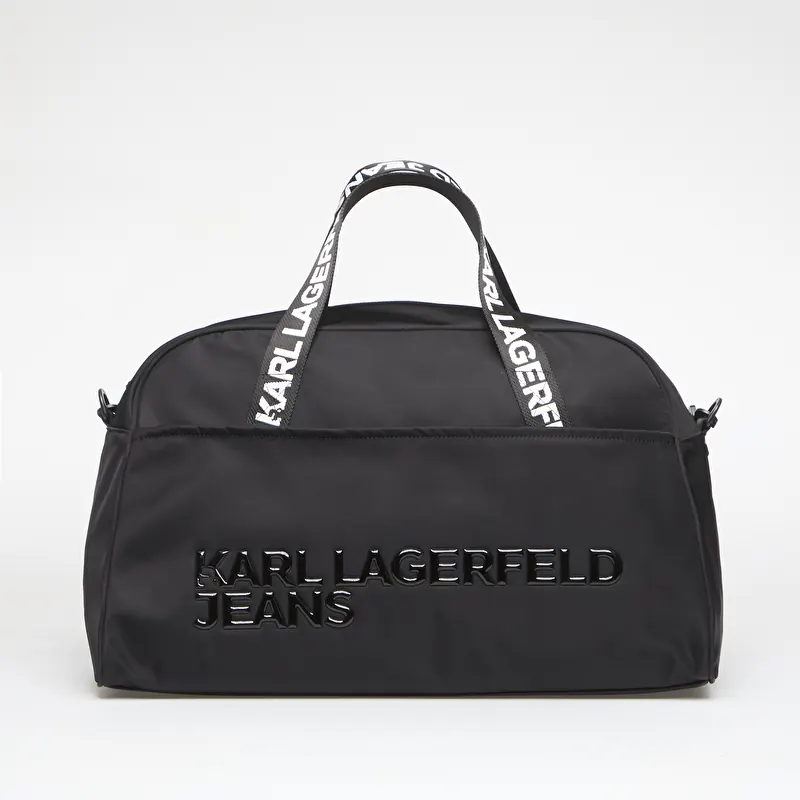 Laukku Karl Lagerfeld Jeans Nylon Gymbag Black