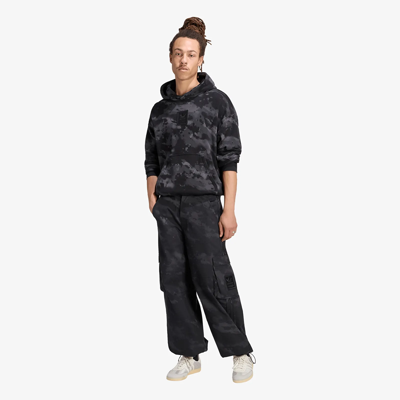 Hosen für Männer adidas Camo Pants Black
