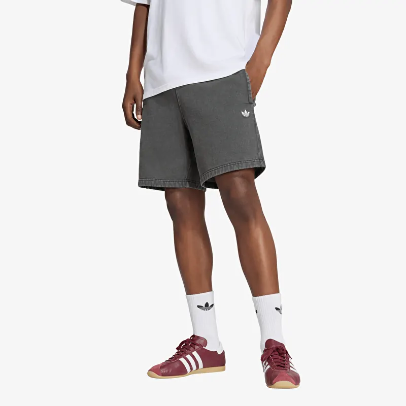 Шорты adidas Trefoil Essentials Washed Mid-thigh Fleece Shorts Black