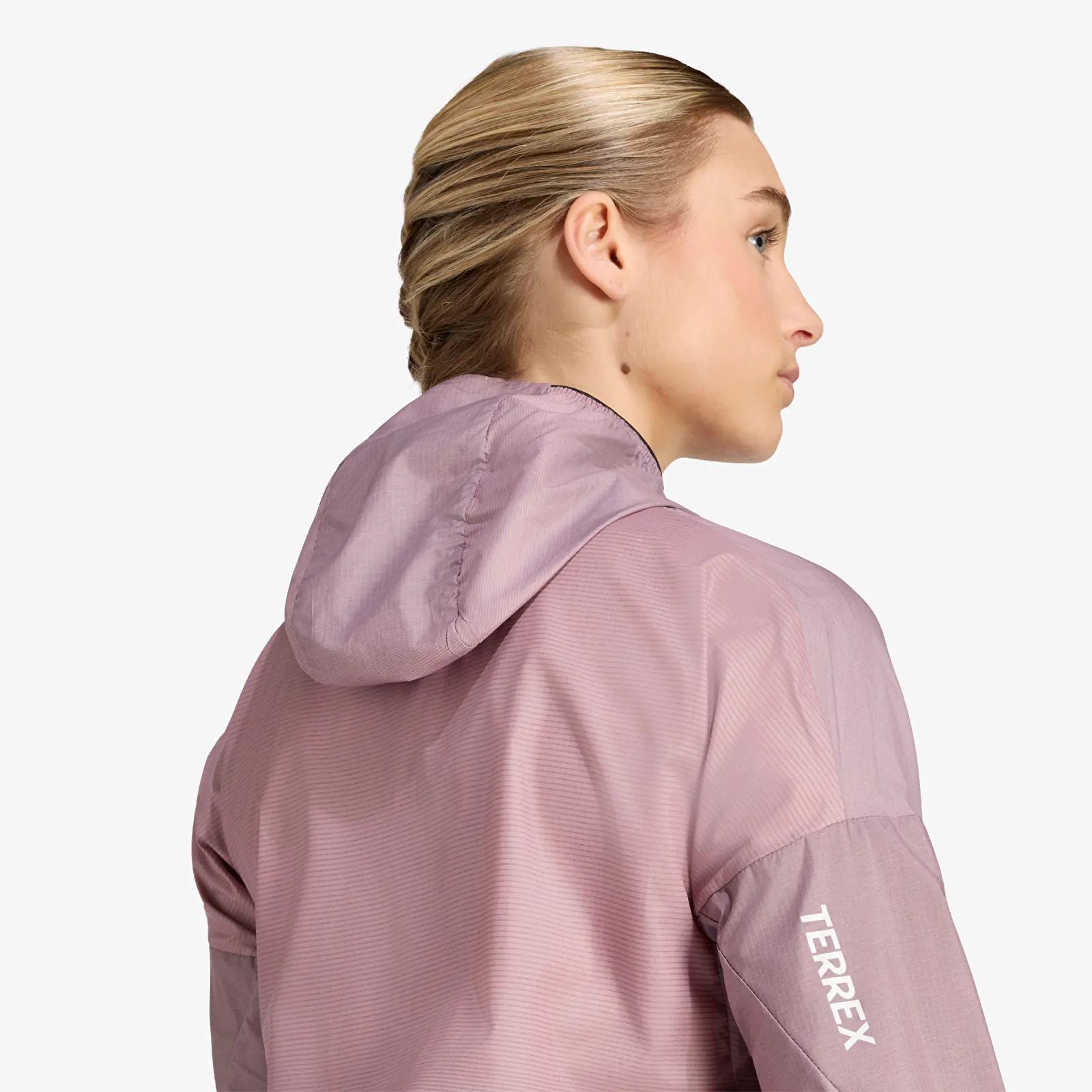 Jakker for kvinner adidas TERREX Xperior CLIMA365 Light Windweave Jacket Magic Mauve/ Black