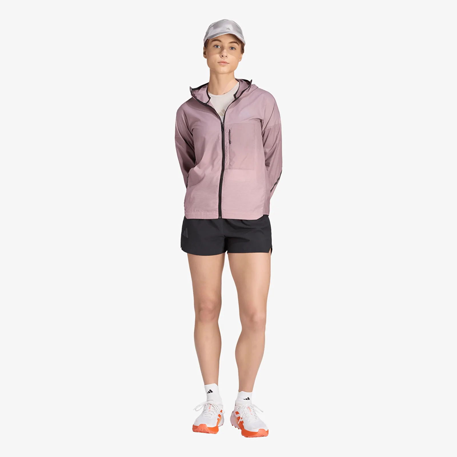 Jakker for kvinner adidas TERREX Xperior CLIMA365 Light Windweave Jacket Magic Mauve/ Black