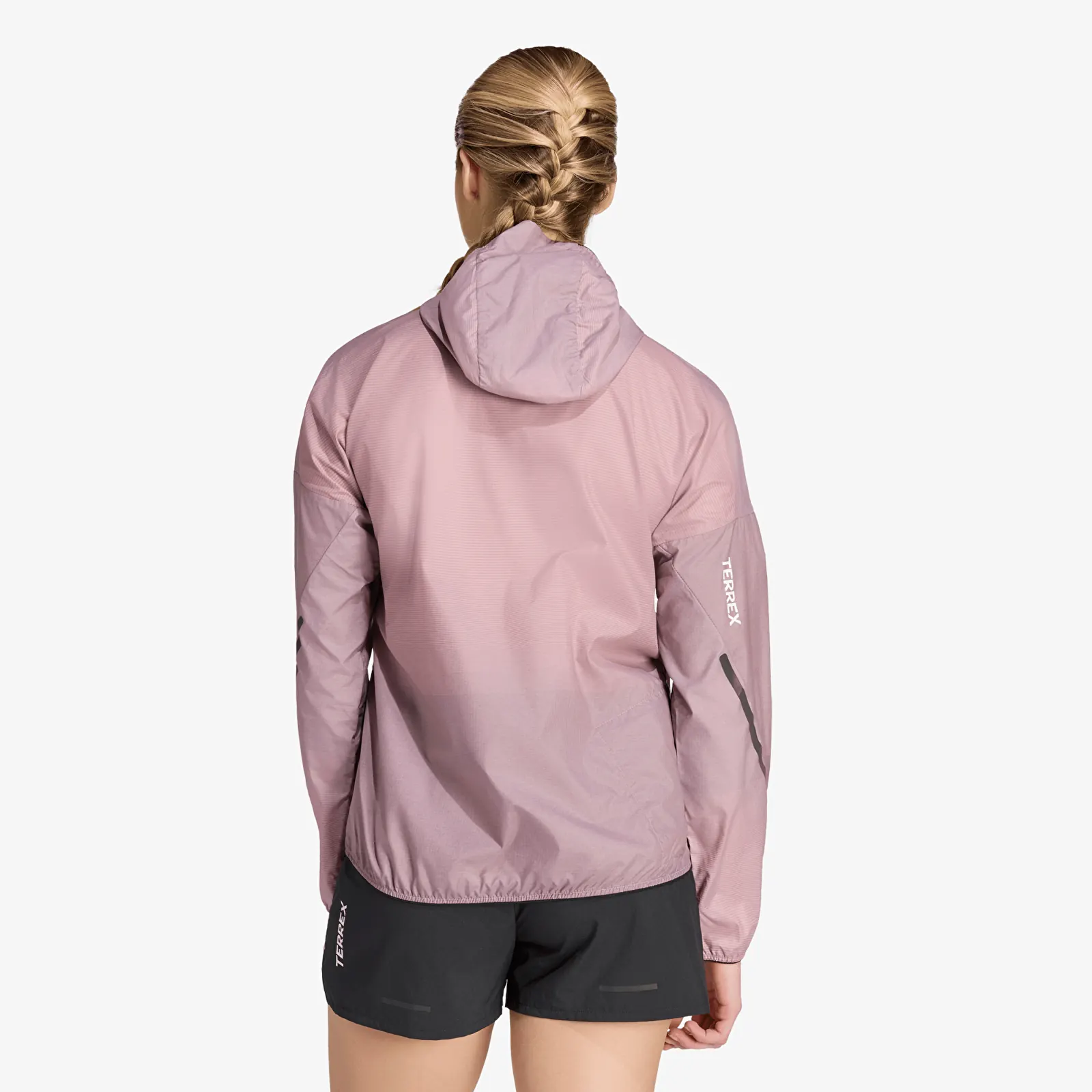 Jakker for kvinner adidas TERREX Xperior CLIMA365 Light Windweave Jacket Magic Mauve/ Black