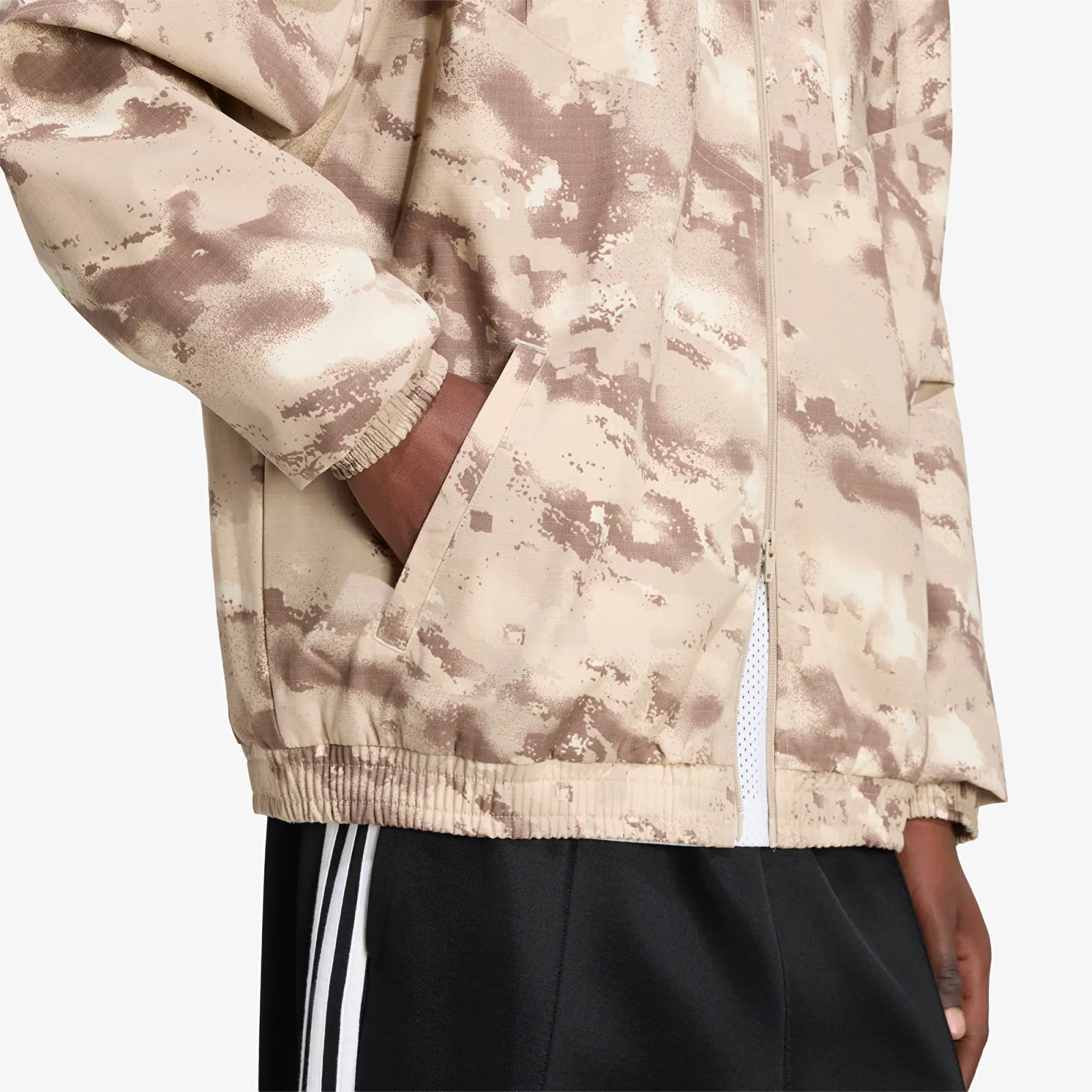 Miesten takit adidas Camo Cutline Track Top Khaki Three