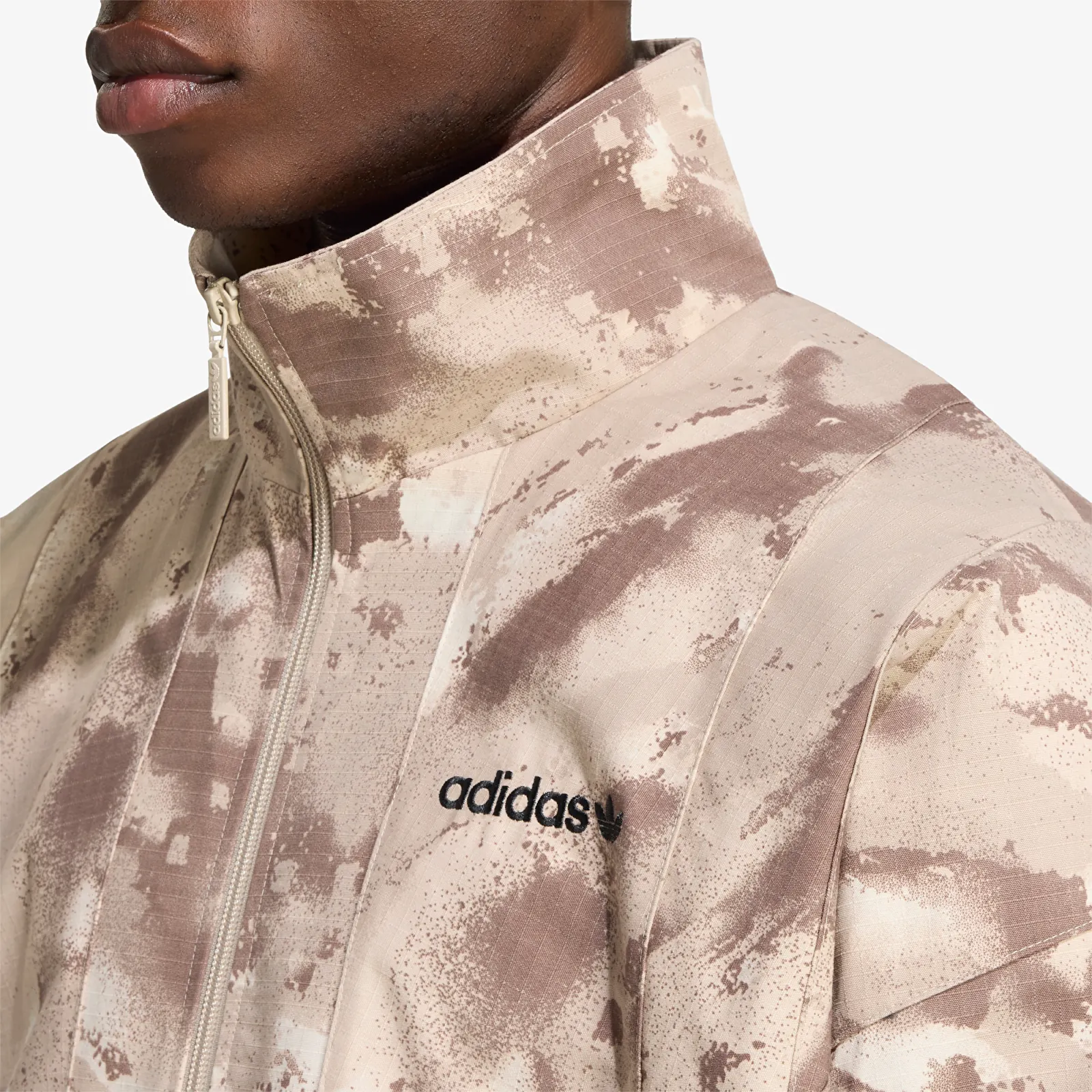 Miesten takit adidas Camo Cutline Track Top Khaki Three