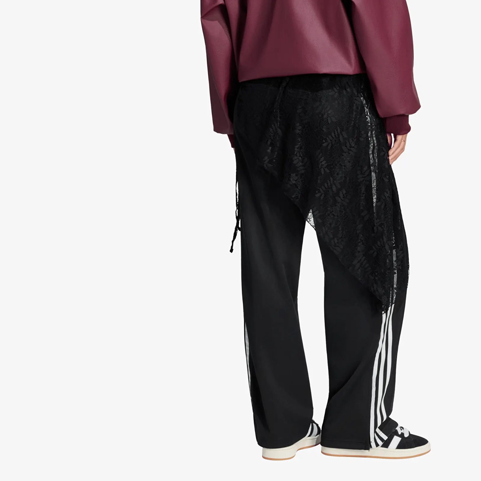 Pantaloni tuta donna adidas 2In1 Firebird Loose Track Pants With Lace Skirt Black