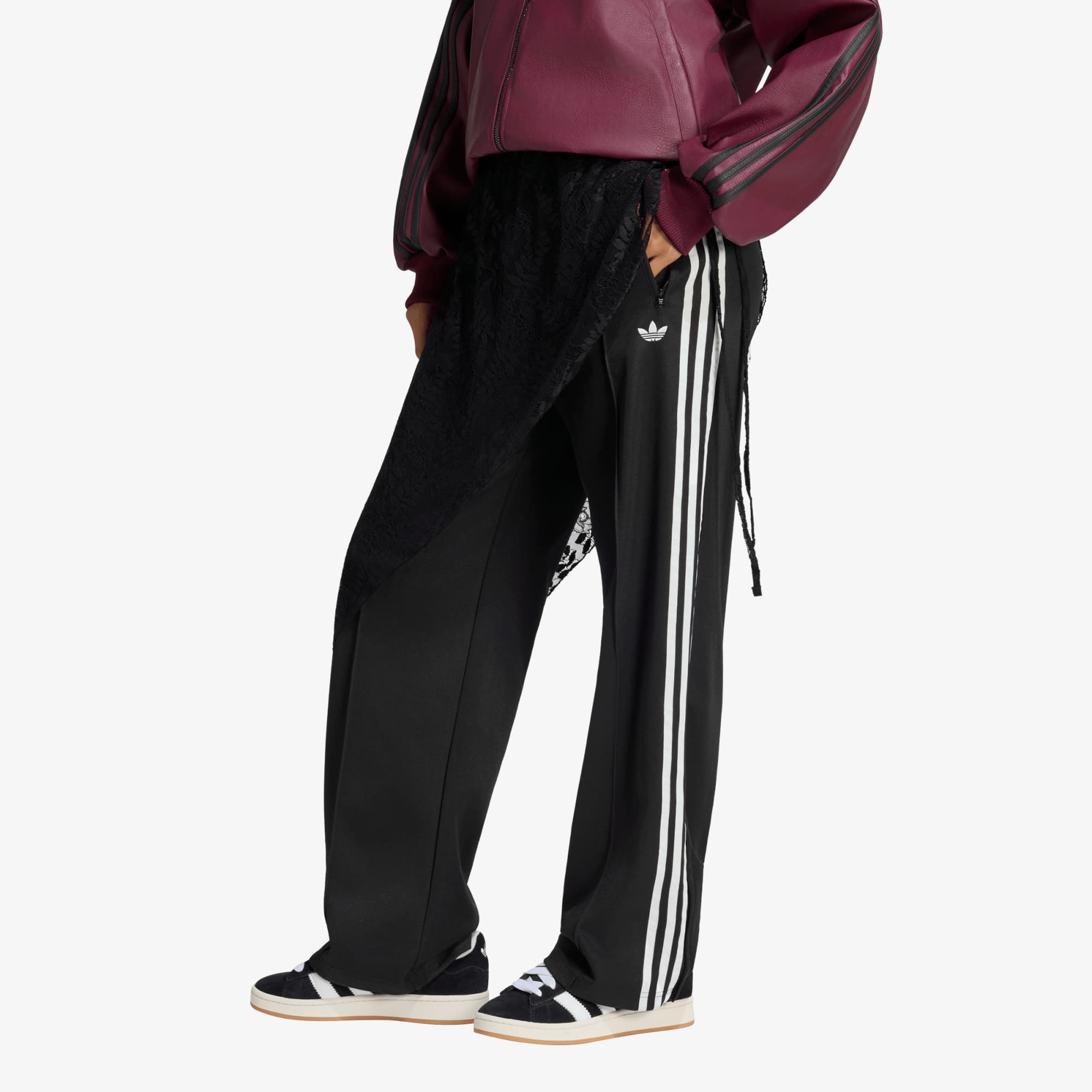 Потници adidas 2In1 Firebird Loose Track Pants With Lace Skirt Black M
