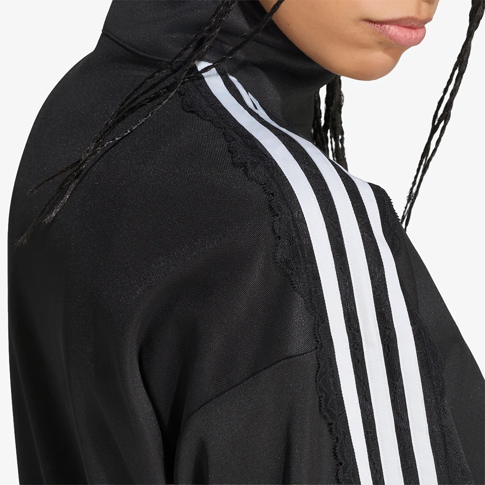 Women's jackets adidas Lace Oversized Archive Track Top Black