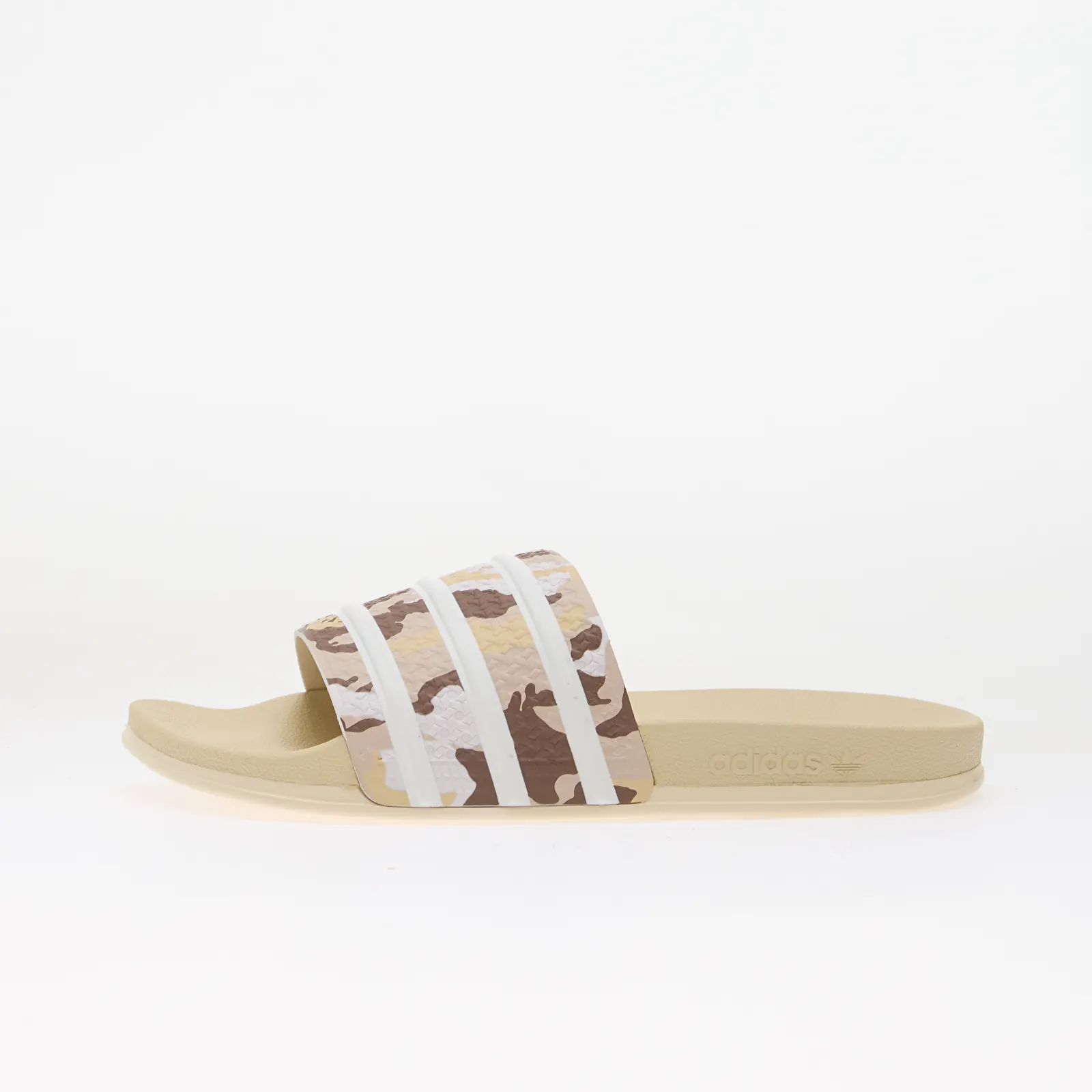 Vyriški sportbačiai ir batai adidas Adilette OG Cf Slides Wonder White/ Ftwr White/ Trace Brown