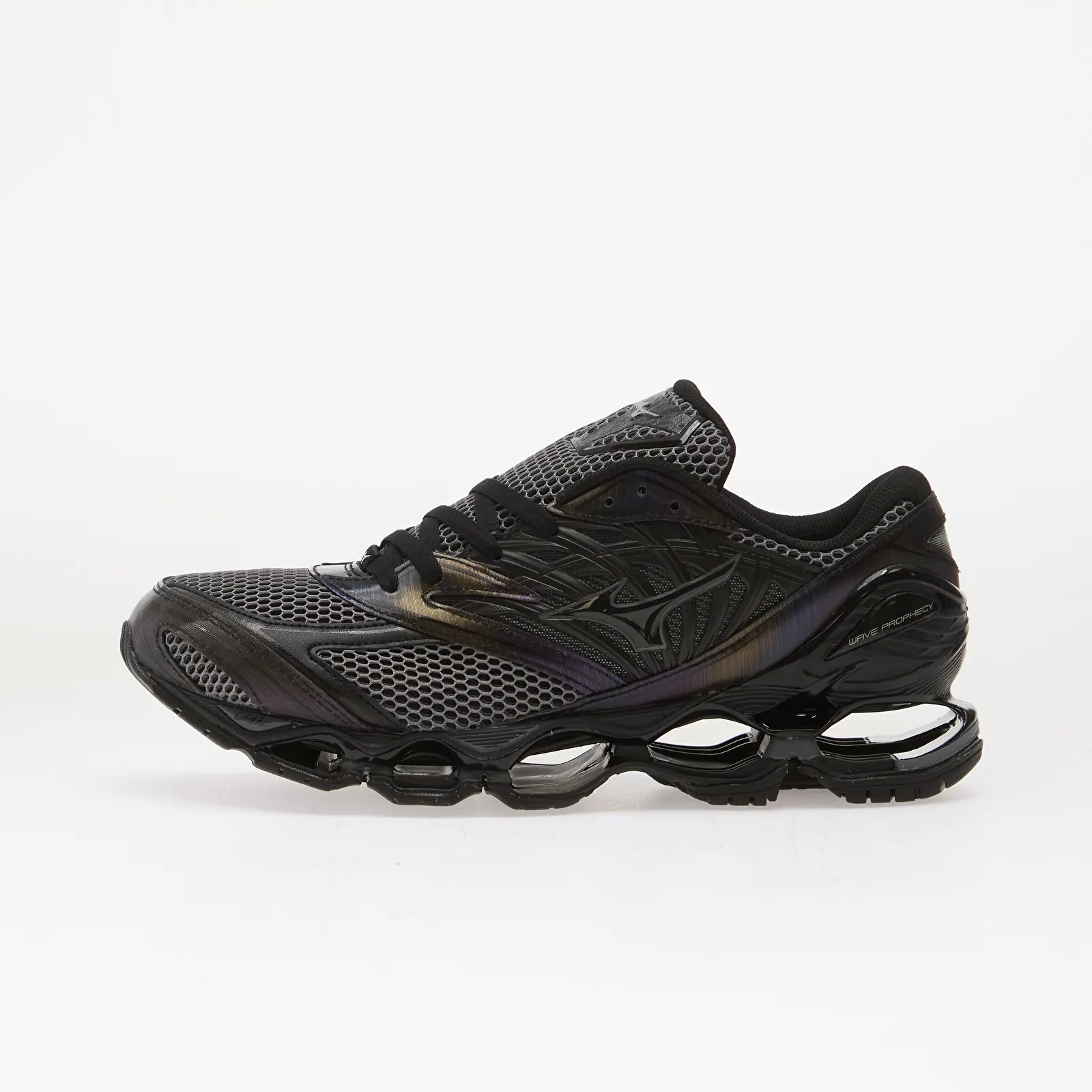Men's sneakers and shoes Mizuno Wave Prophecy LS 'Lenticular' Black Sand/ Iron Gate/ Black