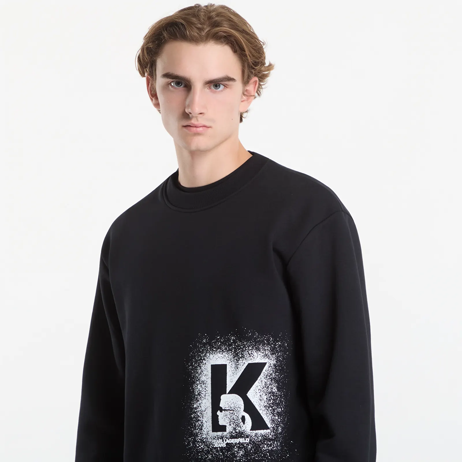 Hettegensere og sweatshirts Karl Lagerfeld Jeans Reg K Logo Sweat Black