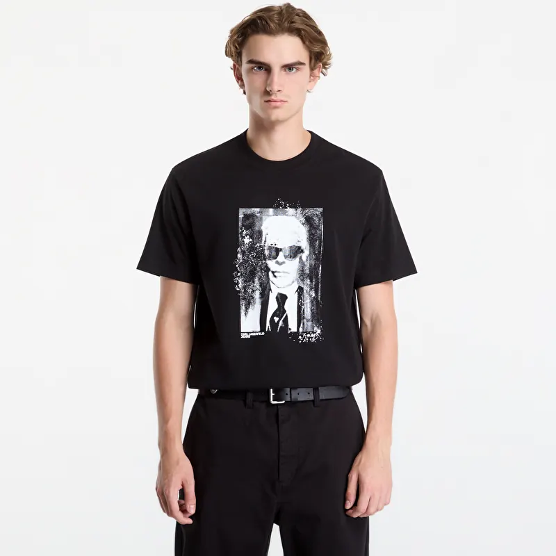 T-särk Karl Lagerfeld Jeans Reg Karl Kameo Tee Black