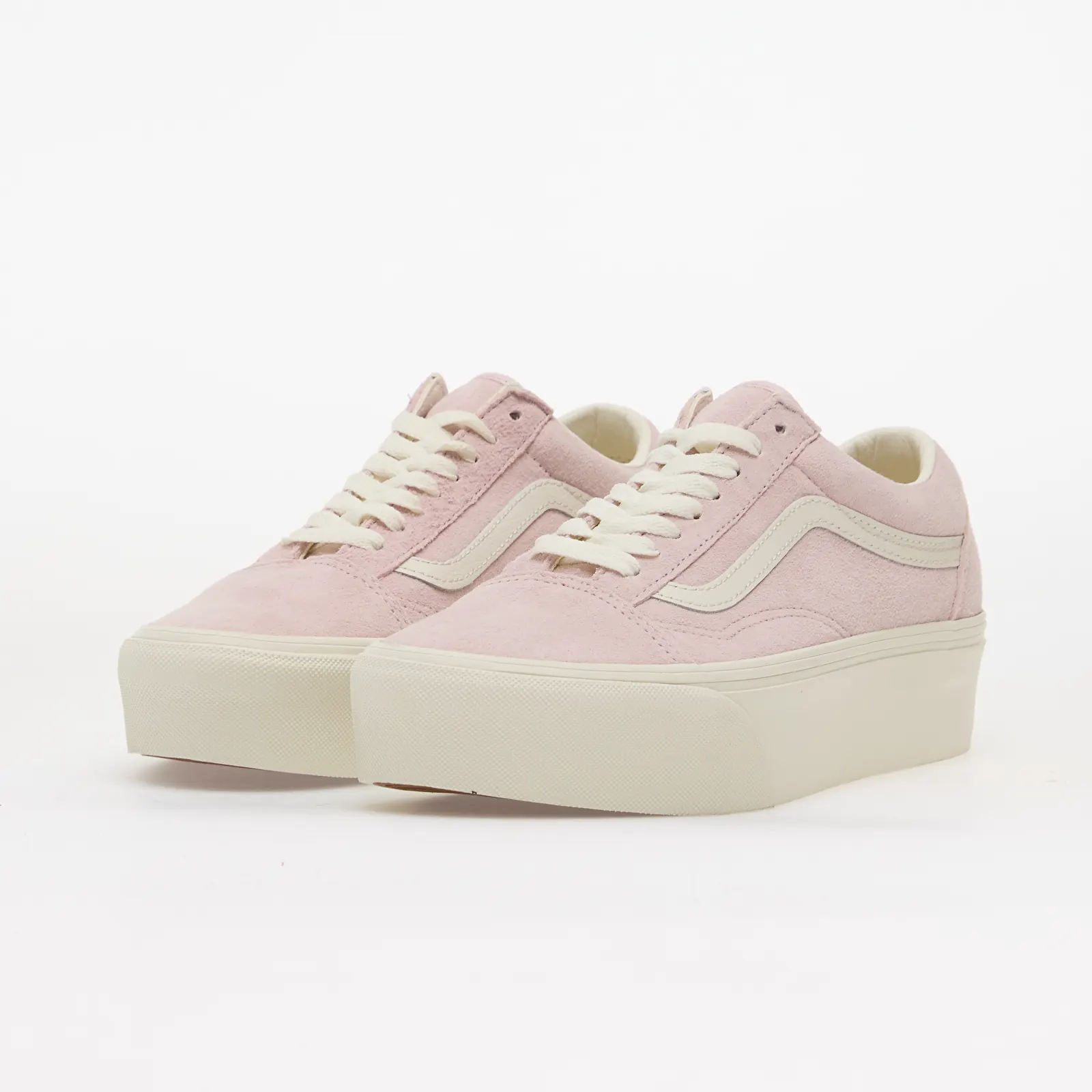 Sneakers und Schuhe für Frauen Vans Old Skool Platform Pale Petal Pink