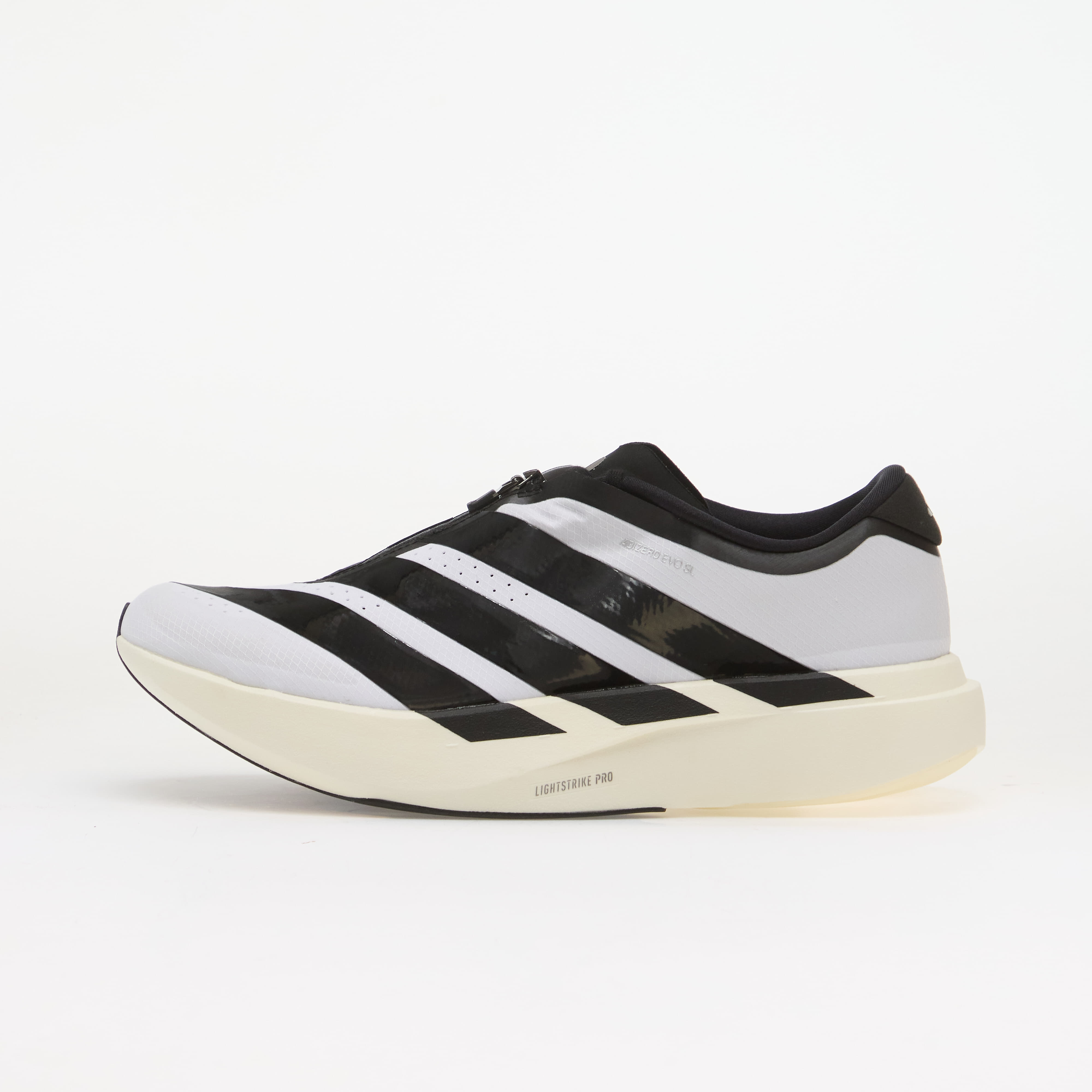 Baskets adidas ADIZERO EVO SL Zip LIGHTSTRIKEPRO Running Ftwr White Core Black Silver Met EUR 42 23 144 €