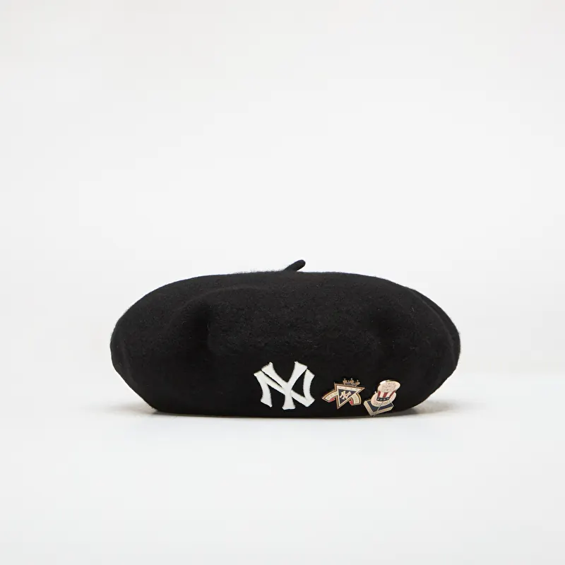 Hatt New Era Beret New York Yankees Black