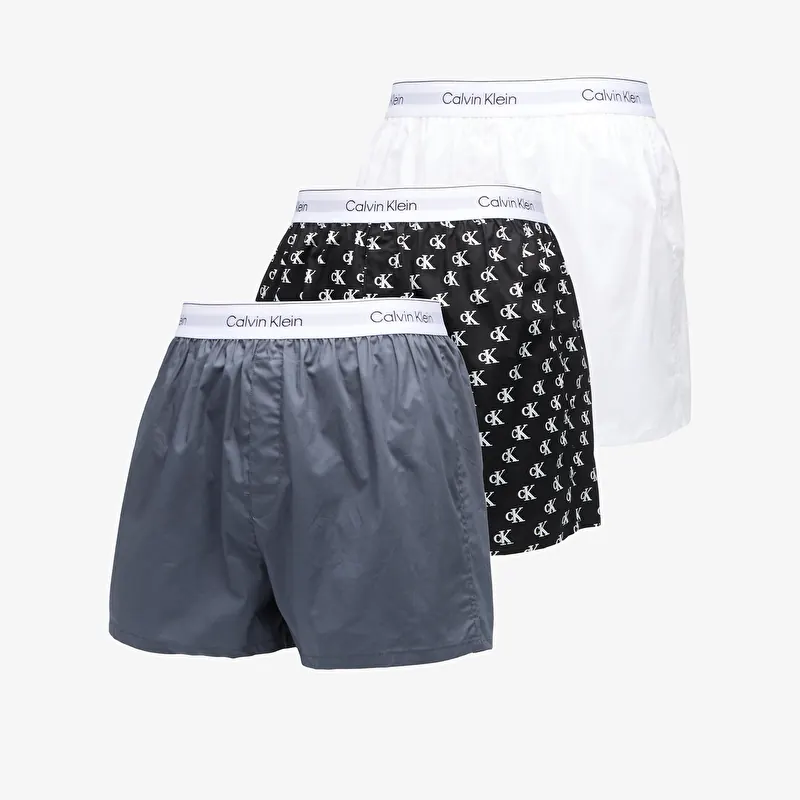 Боксеры Calvin Klein Boxer Slim 3-Pack Grey