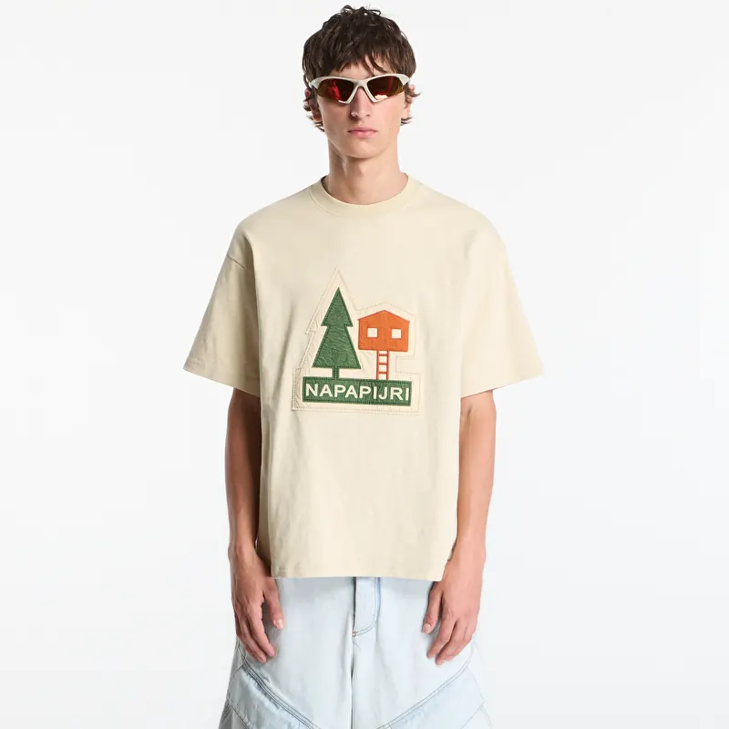 T-shirt Napapijri S-Trahus T-Shirt Putty