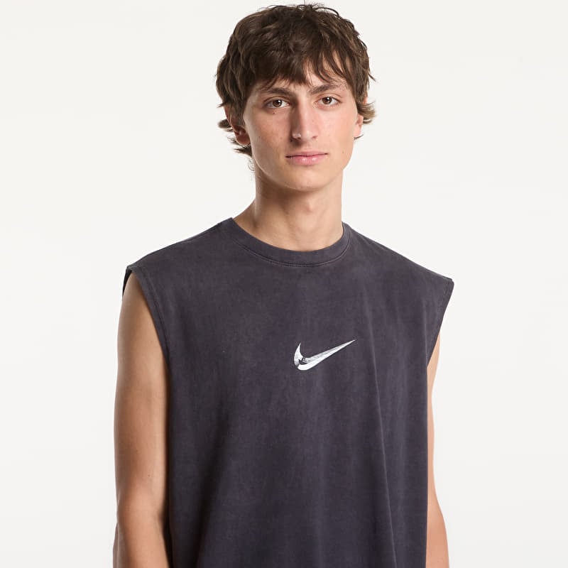 Majica Nike Men's Sleeveless T-Shirt Black/ White