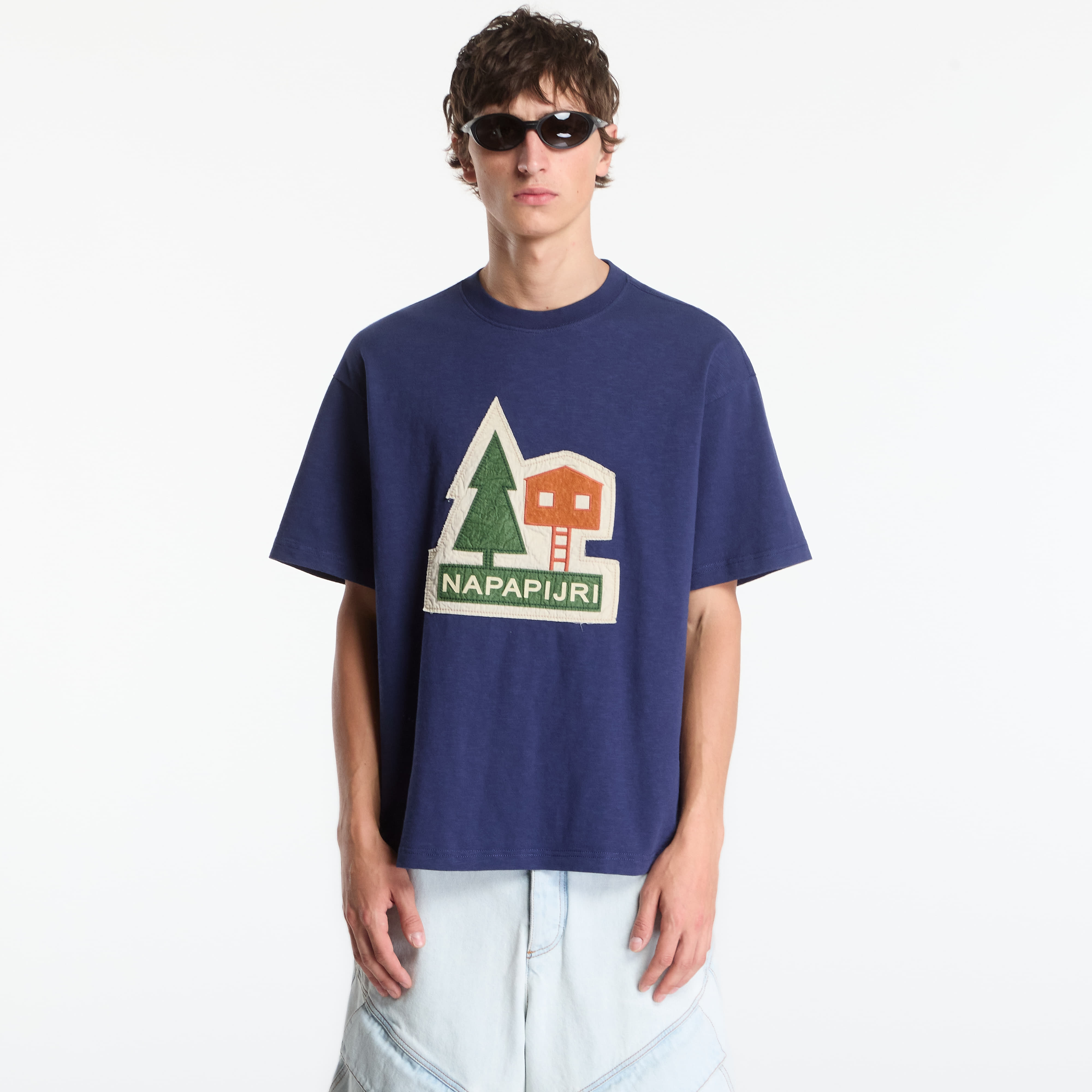 Тениска Napapijri S-Trahus T-Shirt Naval Academy M
