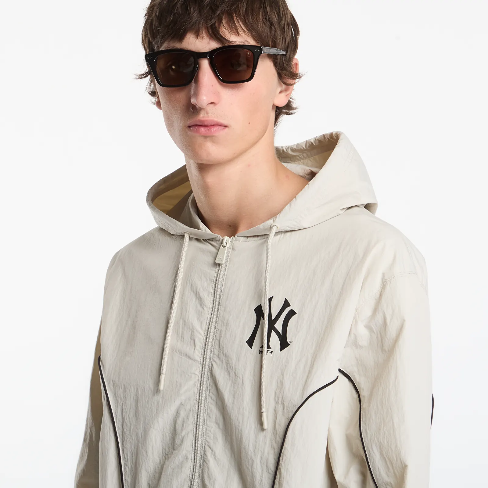 Windjacks voor heren New Era MLB New York Yankees UNISEX Stone