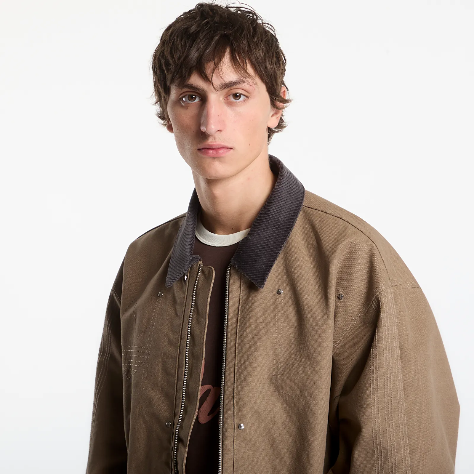 Men's jackets adidas Premium Essentials Bomber Jacket Khaki Six
