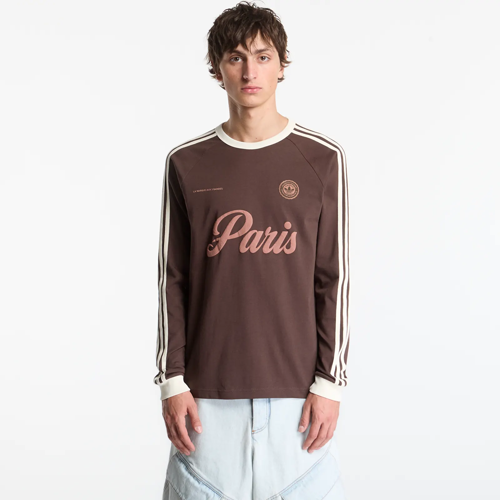 Pánske tričká adidas Paris Jersey Tee Brown