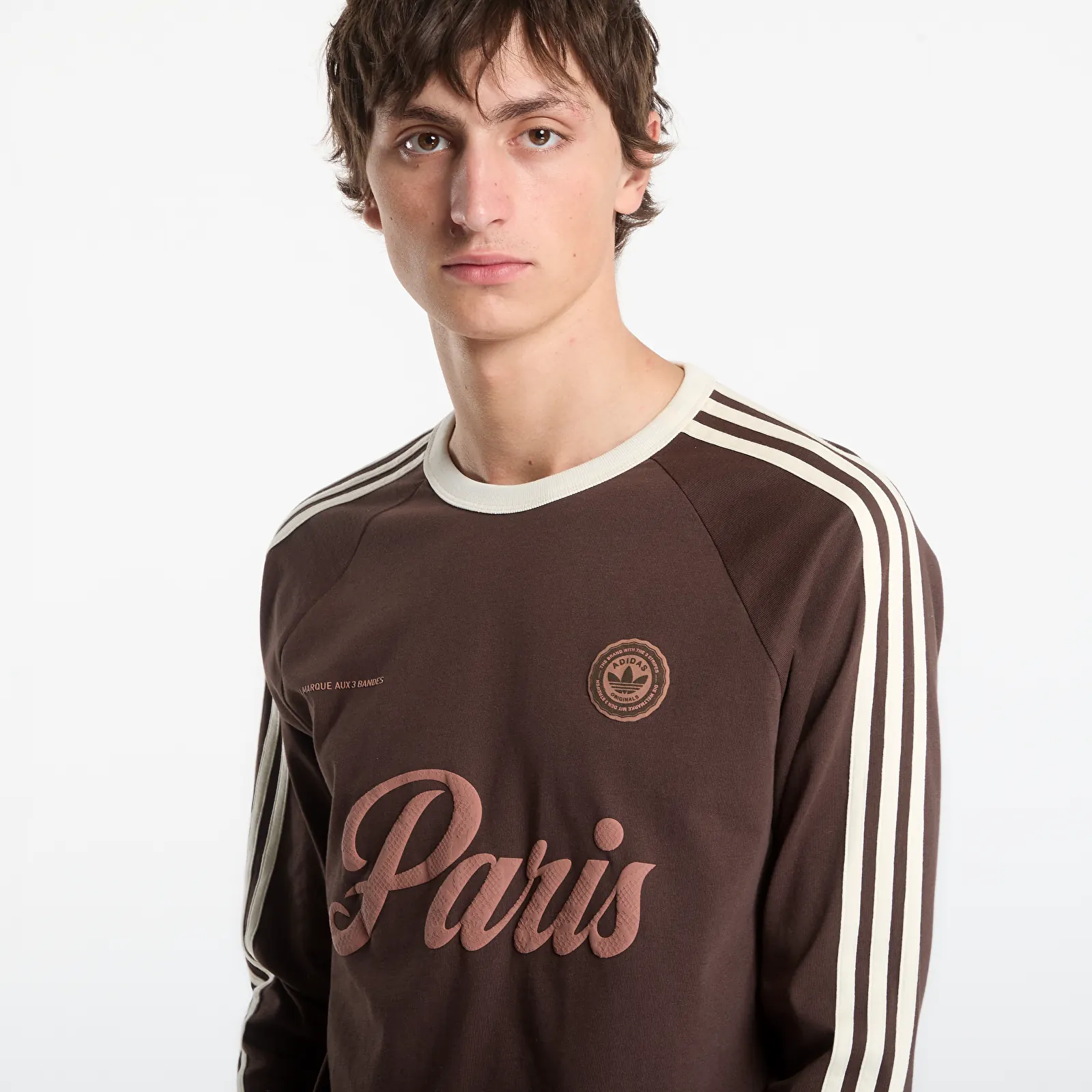 Pánske tričká adidas Paris Jersey Tee Brown