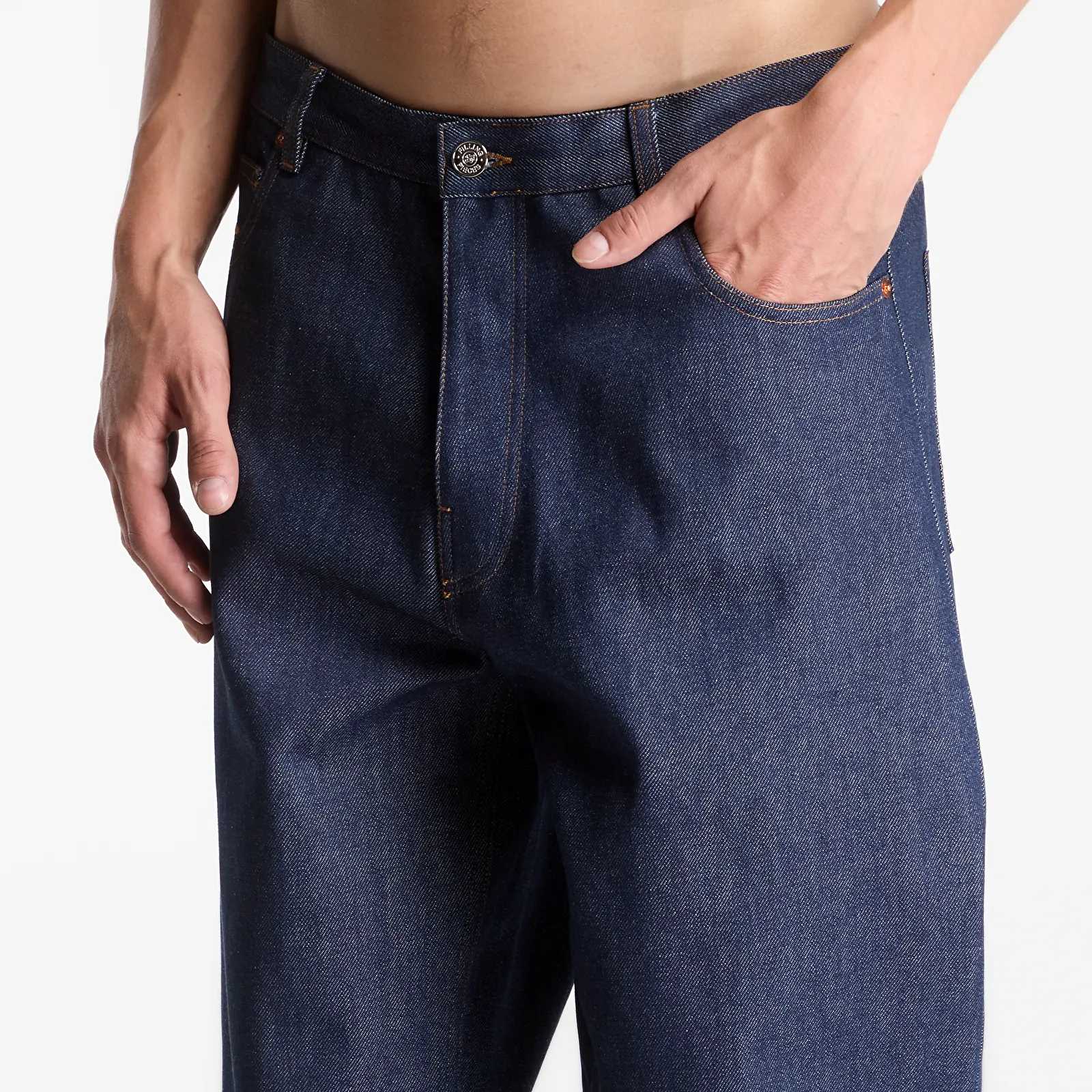 Pánské kalhoty Filling Pieces Denim Pants Raw Indigo