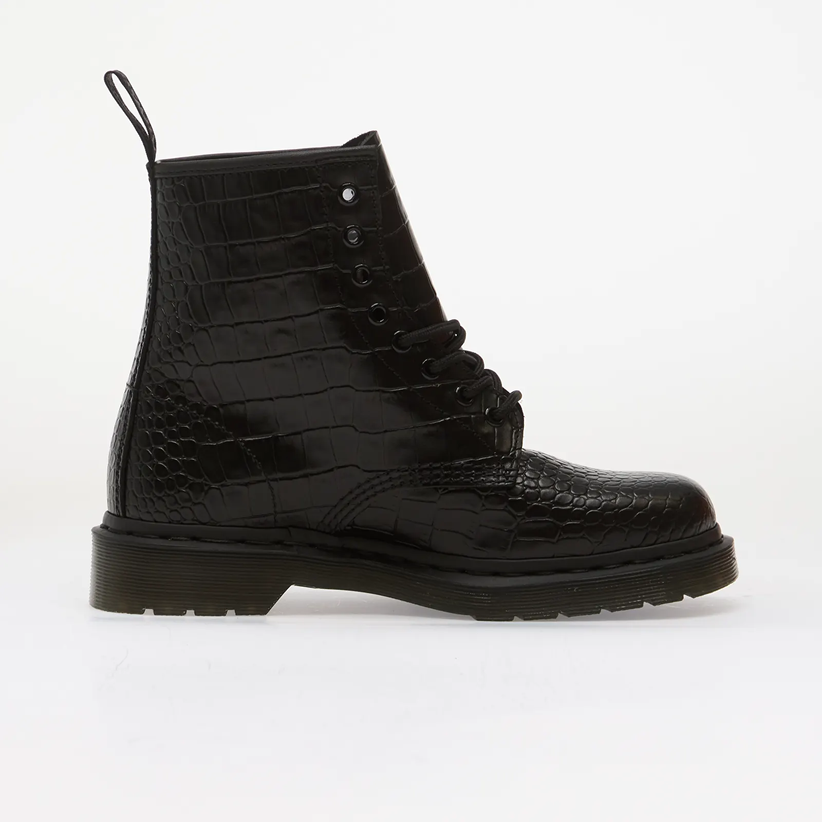 Dámske topánky a tenisky Dr. Martens 1460 Croco Black