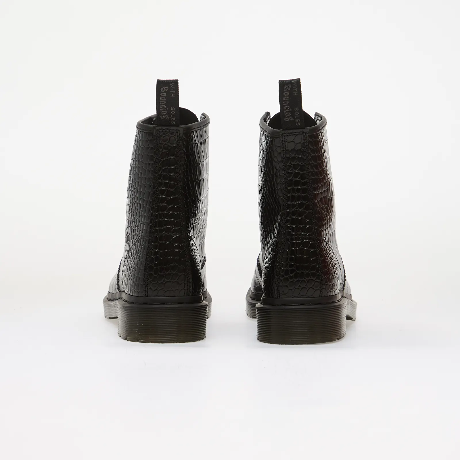 Dámske topánky a tenisky Dr. Martens 1460 Croco Black
