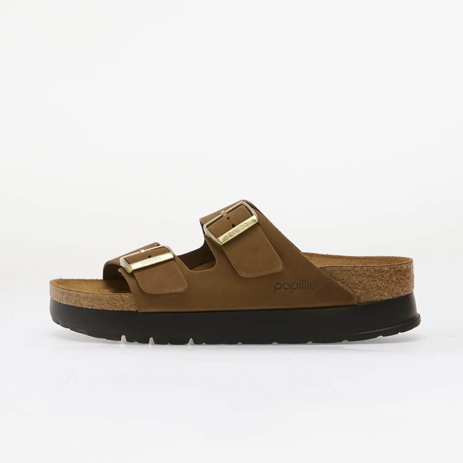 Naisten lenkkarit ja kengät Birkenstock Arizona Flex Platform LENB Dark Tea
