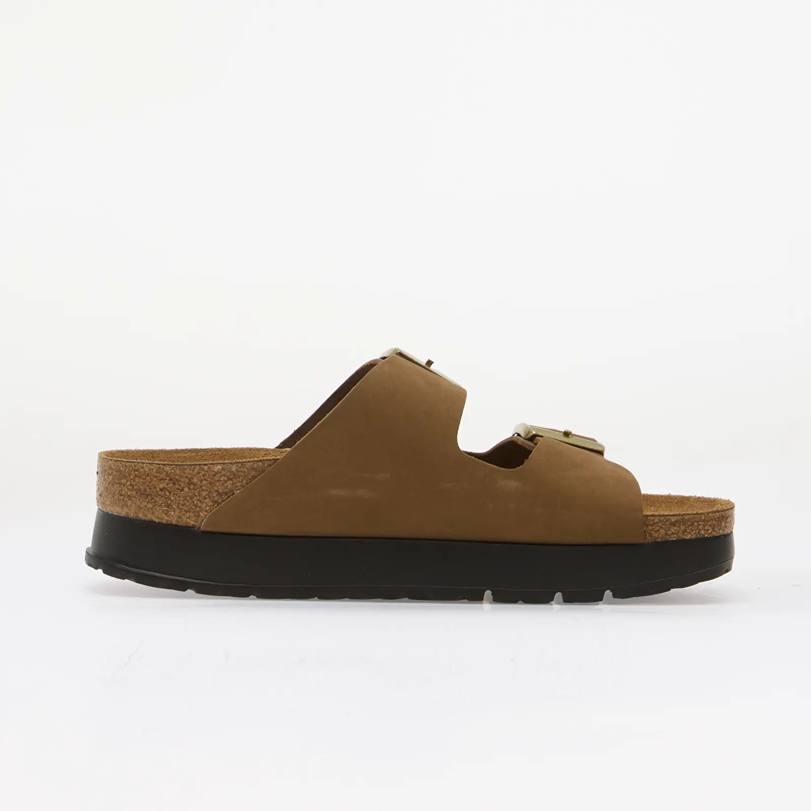 Naisten lenkkarit ja kengät Birkenstock Arizona Flex Platform LENB Dark Tea