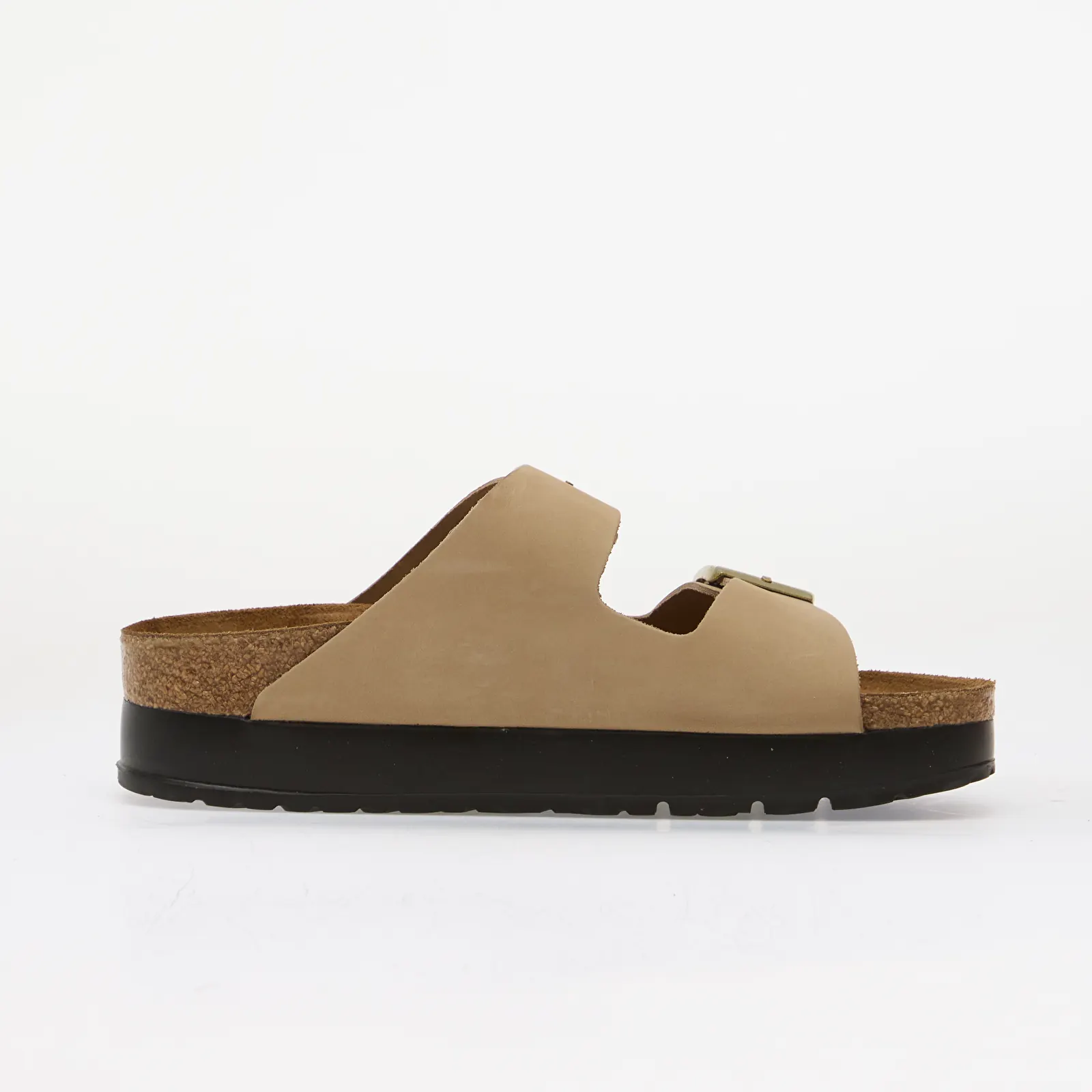 Dámske topánky a tenisky Birkenstock Arizona Flex Platform LENB Sandcastle