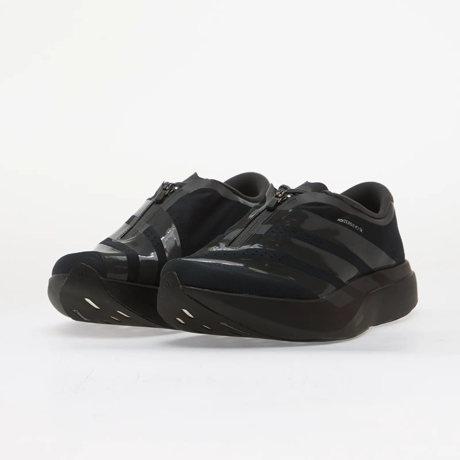 Men's sneakers and shoes adidas ADIZERO EVO SL Zip LIGHTSTRIKEPRO Running Core Black/ Grey Six/ Silver Met.