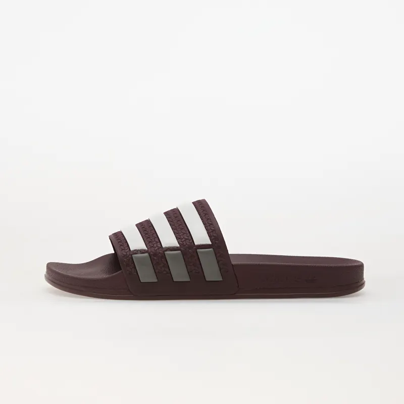 adidas Adilette OG Cf Slides Maroon/ Ftwr White/ Core Black