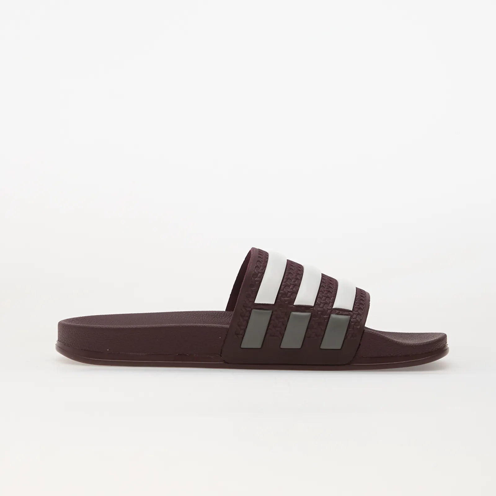 Men's sneakers and shoes adidas Adilette OG Cf Slides Maroon/ Ftwr White/ Core Black