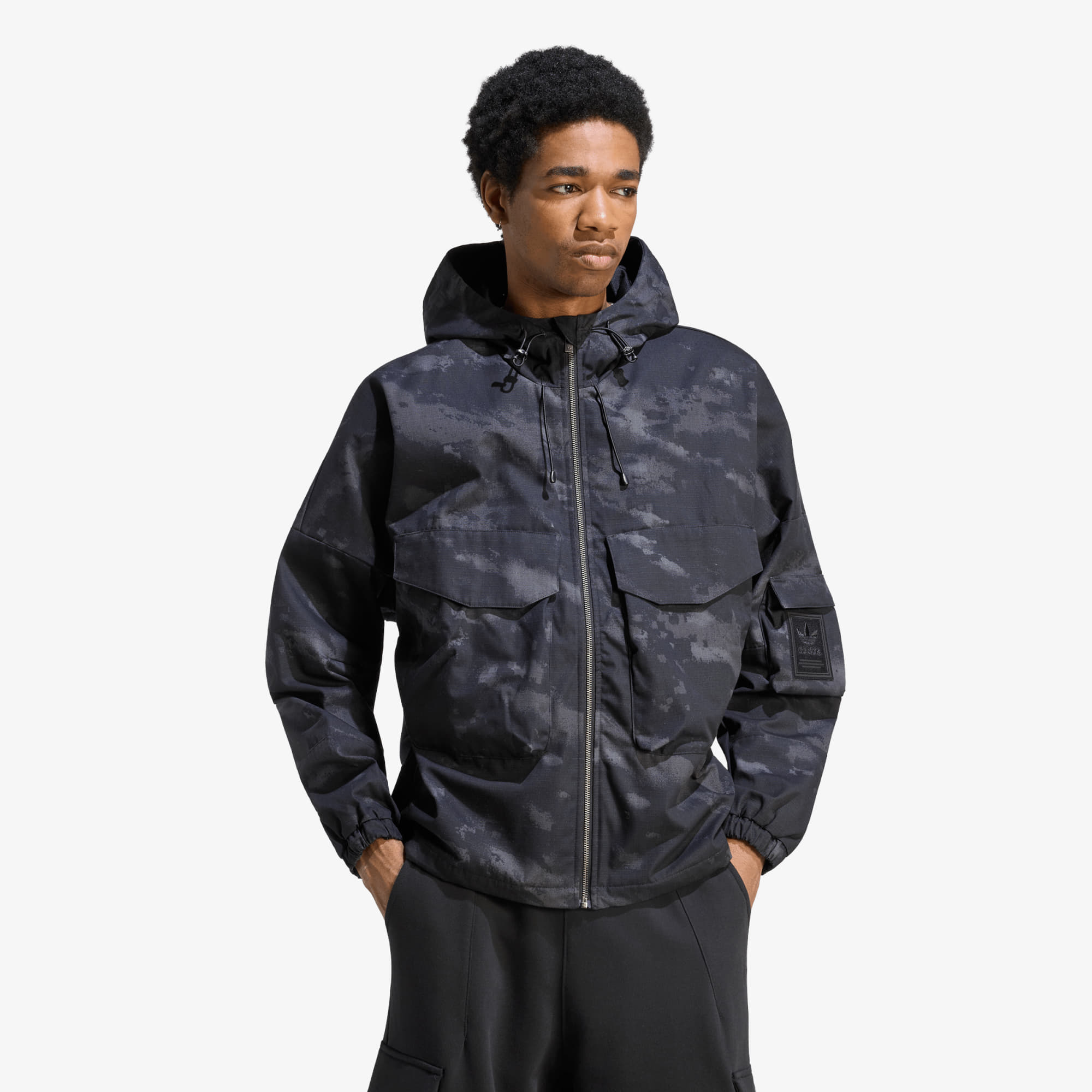 Ветровка adidas Camo Jacket Black XL