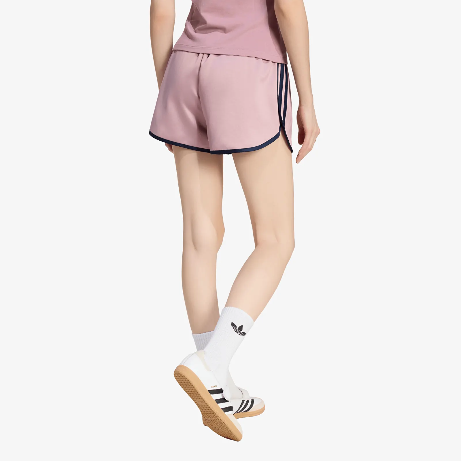 Shorts femme adidas Satin 3s Sprinter Short Magic Mauve/ Night Indigo