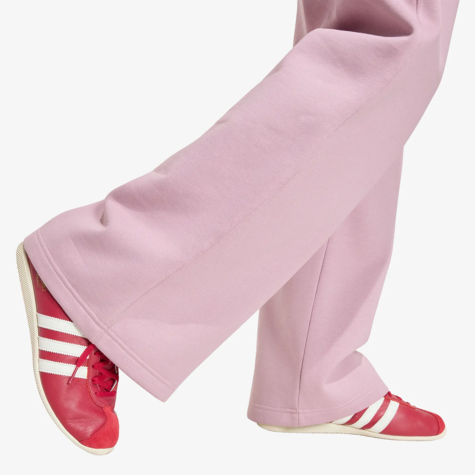 Damen Sweatpants adidas Essentials Wide Leg Fleece Pants Magic Mauve