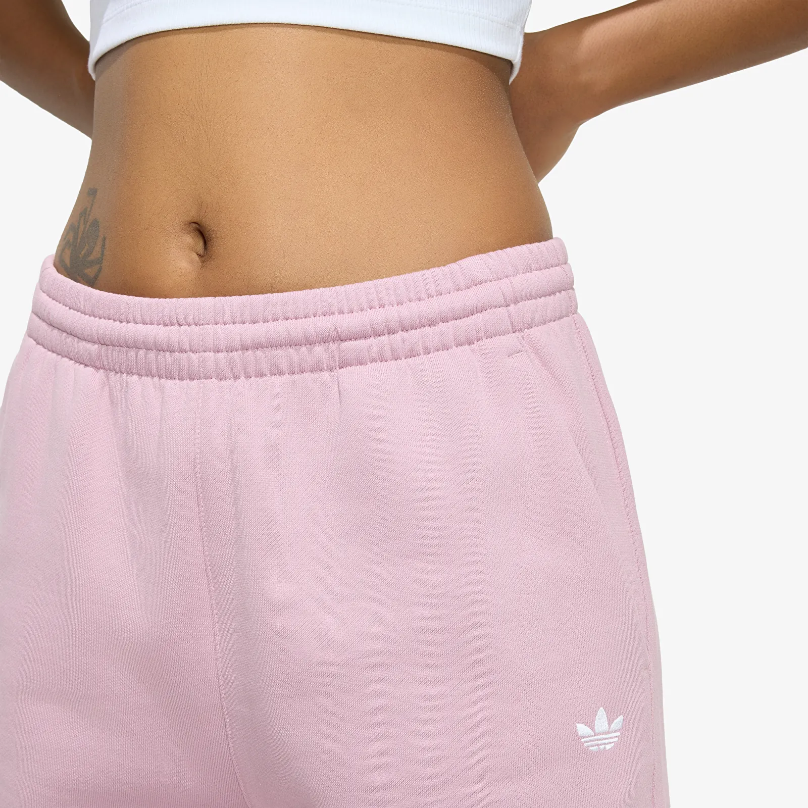 Damen Sweatpants adidas Essentials Wide Leg Fleece Pants Magic Mauve